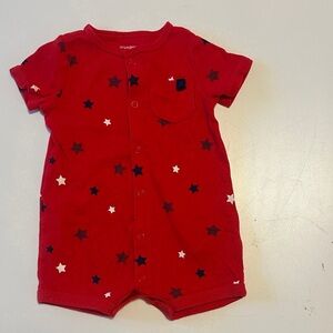 Simplejoys byCarter's Red Star Print One Piece